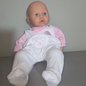 Vintage Zapf Creation Baby Annabell Version 2 Works  17" 2002 Interactive Doll